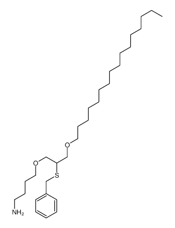 4-(2-benzylsulfanyl-3-hexadecoxypropoxy)butan-1-amine结构式