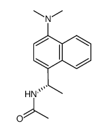 (1S)-1-(4-dimethylaminonaphthalen-1-yl)-N-acetylethylamine Structure