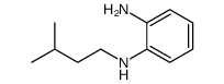 2-N-(3-methylbutyl)benzene-1,2-diamine结构式