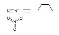 hex-1-yne-1-diazonium,nitrate结构式
