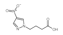 4-(4-Nitro-pyrazol-1-yl)-butyric acid结构式