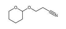 3-(tetrahydropyran-2'-yloxy)-propionitrile结构式