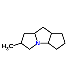 Cyclopenta[b]pyrrolizine, decahydro-6-methyl- (9CI) structure