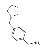 4-(PYRROLIDIN-1-YLMETHYL)BENZYLAMINE structure