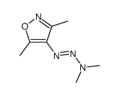 Isoxazole, 4-(3,3-dimethyl-1-triazeno)-3,5-dimethyl- (7CI)结构式