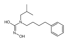 3-hydroxy-1-(2-methylpropyl)-1-(4-phenylbutyl)urea结构式