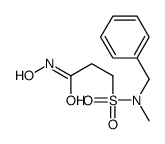 3-[benzyl(methyl)sulfamoyl]-N-hydroxypropanamide Structure