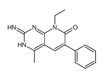 2-amino-8-ethyl-4-methyl-6-phenylpyrido[2,3-d]pyrimidin-7-one Structure