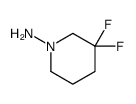3,3-二氟哌啶-1-胺结构式
