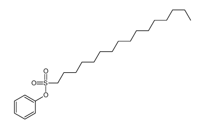 phenyl hexadecane-1-sulfonate结构式