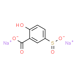 5-sulphinosalicylic acid, sodium salt结构式