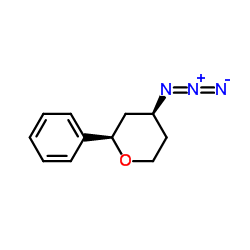 (2R,4S)-4-Azido-2-phenyltetrahydro-2H-pyran Structure