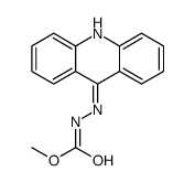 methyl N-(acridin-9-ylamino)carbamate结构式