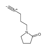 1-(3-isocyano-propyl)-pyrrolidin-2-one Structure