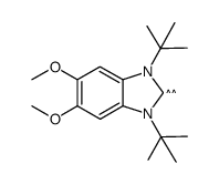 1,3-di-tert-butyl-4,5-dimethoxybenzimidazol-2-ylidene结构式