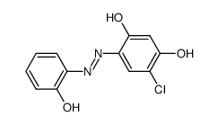 5-Chlor-2,2',4-trihydroxy-azobenzol结构式