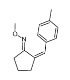 2-(4-methylbenzylidene)cyclopentanone O-methyloxime结构式