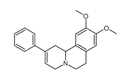 9,10-dimethoxy-2-phenyl-1,4,6,7-tetrahydro-11bH-benzo[a]quinolizine结构式