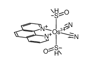 [Os(DMSO)2(CN)2(1,10-phenanthroline)](1+)结构式