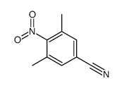 3,5-dimethyl-4-nitrobenzonitrile结构式