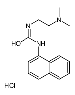 1-[2-(dimethylamino)ethyl]-3-naphthalen-1-ylurea,hydrochloride结构式