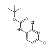 tert-butyl 2,6-dichloropyridin-3-ylcarbamate结构式