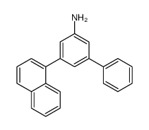 3-naphthalen-1-yl-5-phenylaniline结构式