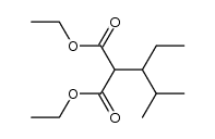 diethyl (1-ethyl-2-methyl-propyl)malonate Structure