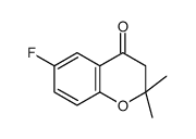 6-Fluoro-2,2-dimethylchroman-4-one Structure