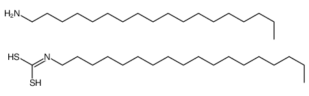octadecan-1-amine,octadecylcarbamodithioic acid结构式