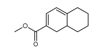 methyl 1,5,6,7,8,8a-hexahydronaphthalene-2-carboxylate结构式