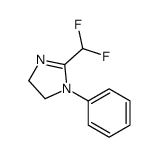 2-(Difluoromethyl)-1-phenyl-4,5-dihydro-1H-imidazole Structure