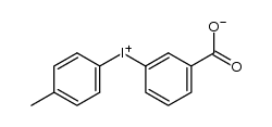 (4'-methylphenyl)phenyliodonium-3-carboxylate Structure
