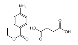butanedioic acid,ethyl 4-aminobenzoate Structure