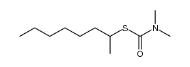 S-octan-2-yl dimethylcarbamothioate结构式