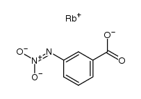 dirubidium salt of m-(nitroamino)benzoic acid Structure