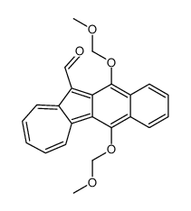 Naphth[2,3-a]azulene-11-carboxaldehyde, 5,12-bis(methoxymethoxy) Structure