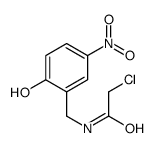 2-CHLORO-N-(2-HYDROXY-5-NITROBENZYL)ACETAMIDE structure