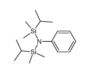 1,3-Diisopropyl-1,1,3,3-tetramethyl-2-phenyl-disilazane Structure