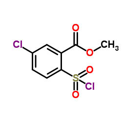 Methyl 5-chloro-2-(chlorosulfonyl)benzoate Structure