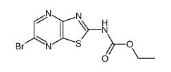 Ethyl (6-bromothiazolo[4,5-b]pyrazin-2-yl)carbamate structure