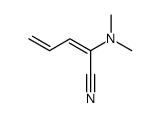 2,4-Pentadienenitrile,2-(dimethylamino)-,(E)-(9CI)结构式