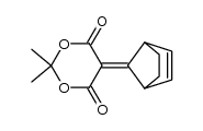 5-(bicyclo[2.2.1]hept-2'-en-7'-ylidene)-2,2-dimethyl-1,3-dioxan-4,6-dione Structure