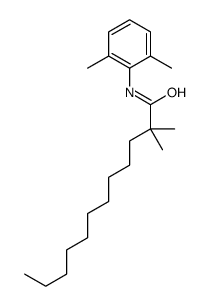N-(2,6-dimethylphenyl)-2,2-dimethyldodecanamide结构式