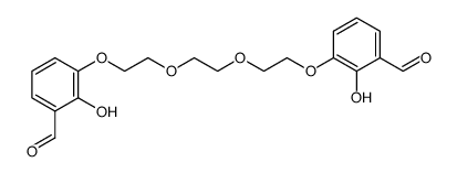 3,3'-[1,2-ethanediylbis(oxy-2,1-ethanediyloxy)]bis(2-hydroxybenzaldehyde)结构式