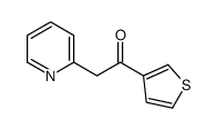 2-pyridin-2-yl-1-thiophen-3-ylethanone Structure