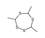3,5,7-trimethyl-1,2,4,6-tetrathiepane结构式