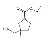 3-(氨基甲基)-3-甲基吡咯烷-1-羧酸叔丁酯图片