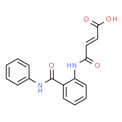 3-(2-PHENYLCARBAMOYL-PHENYLCARBAMOYL)-ACRYLIC ACID结构式