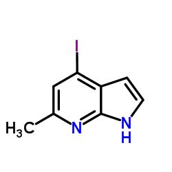4-Iodo-6-methyl-1H-pyrrolo[2,3-b]pyridine Structure